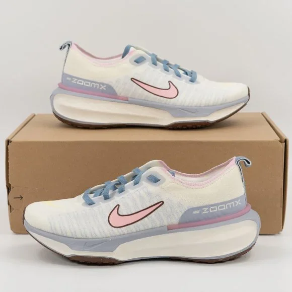 Nike Women's ZoomX invincible 3 'Blue Whisper Soft Pink' FJ7727-161 size 7.5 - Picture 9 of 10